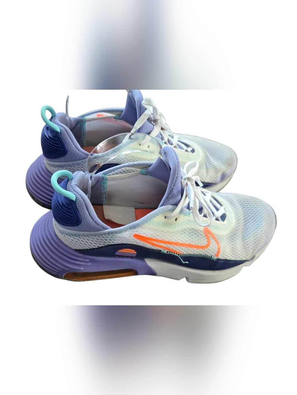 Nike Air Max 2090 Sunset Purple Blue Orange Swoosh Sneakers Size 6.5Y / Women's